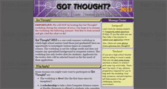 Desktop Screenshot of gotthought.hsutx.edu
