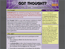 Tablet Screenshot of gotthought.hsutx.edu